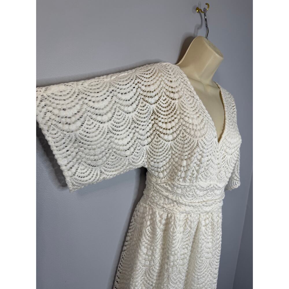Lilly Pulitzer Parigi Skort Romper Dress Scalloped Lace Resort White Sz S - Picture 8 of 13
